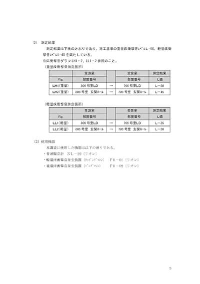 測定報告書４