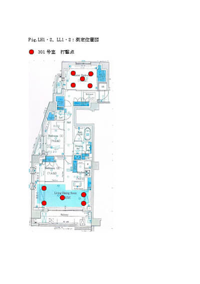 床衝撃音測定報告書１０