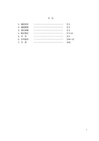 環境騒音測定報告書１－２