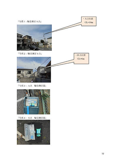 環境騒音測定報告書１－１３